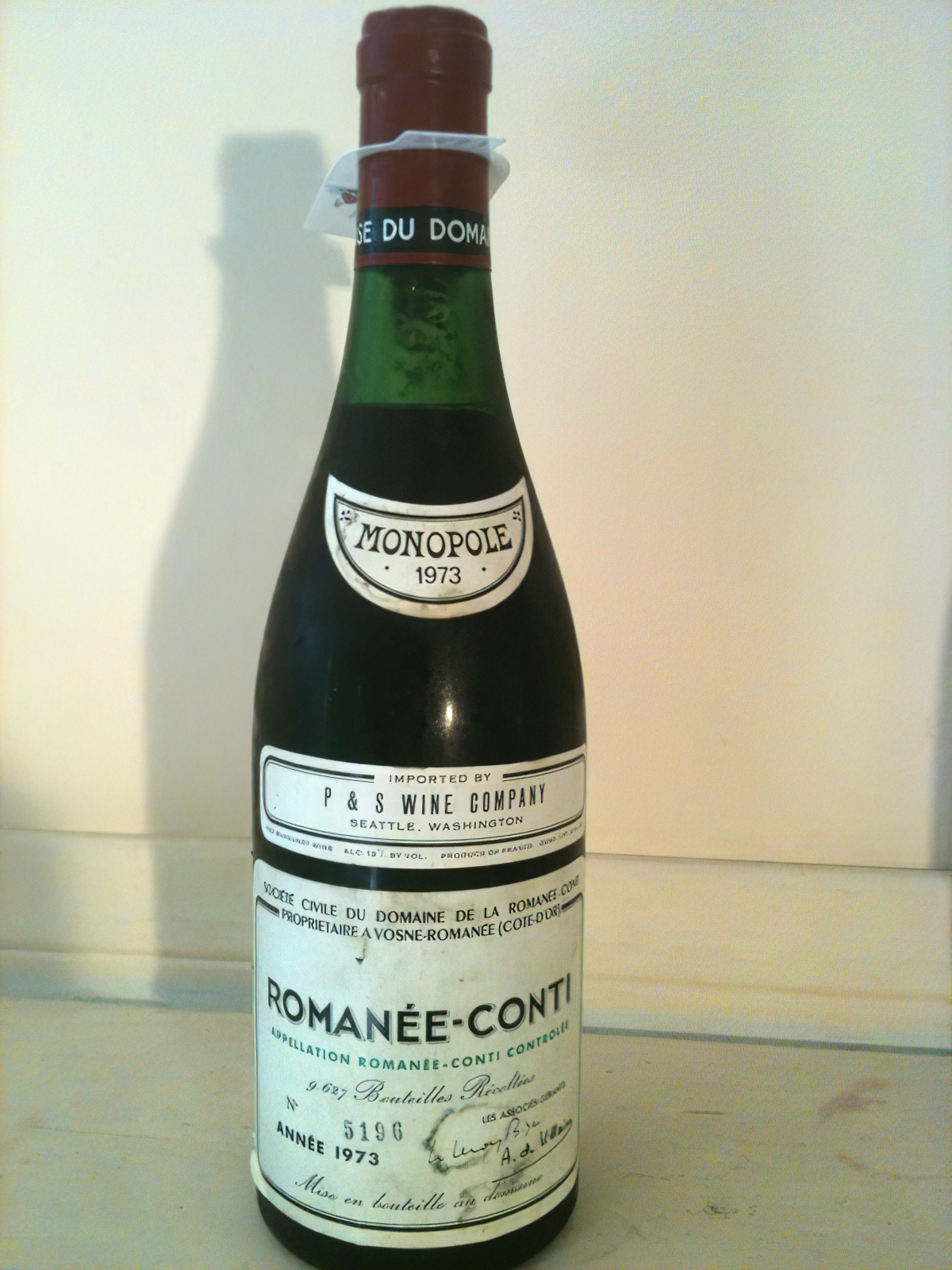 好評 ROMANEE CONTI 1973空ビン ワイン - www.lott-gaylor.com